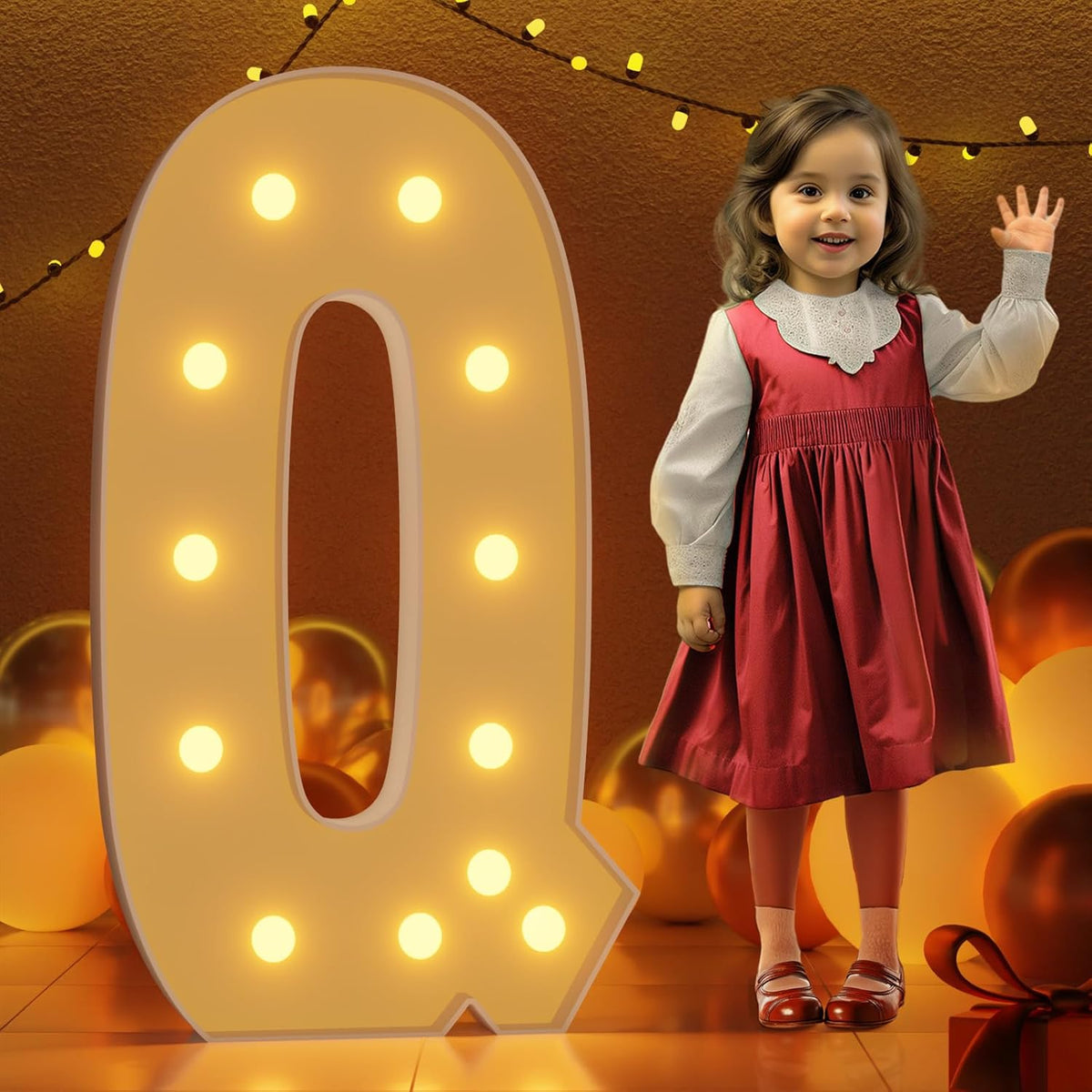 Marquee Letters 4 Feet Tall Large Light Up Letters Q Happy Birthday Decorations Marry Me Engagement