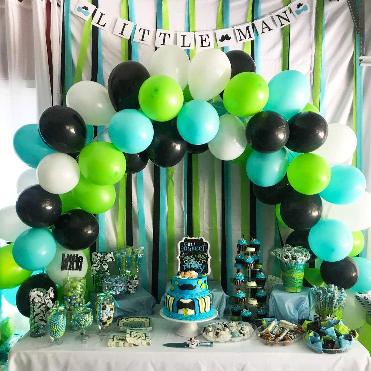 Balloon Clips(120 pcs), Tinabless Balloon Connectors for Decor Balloons Arch, Balloons Column Stand
