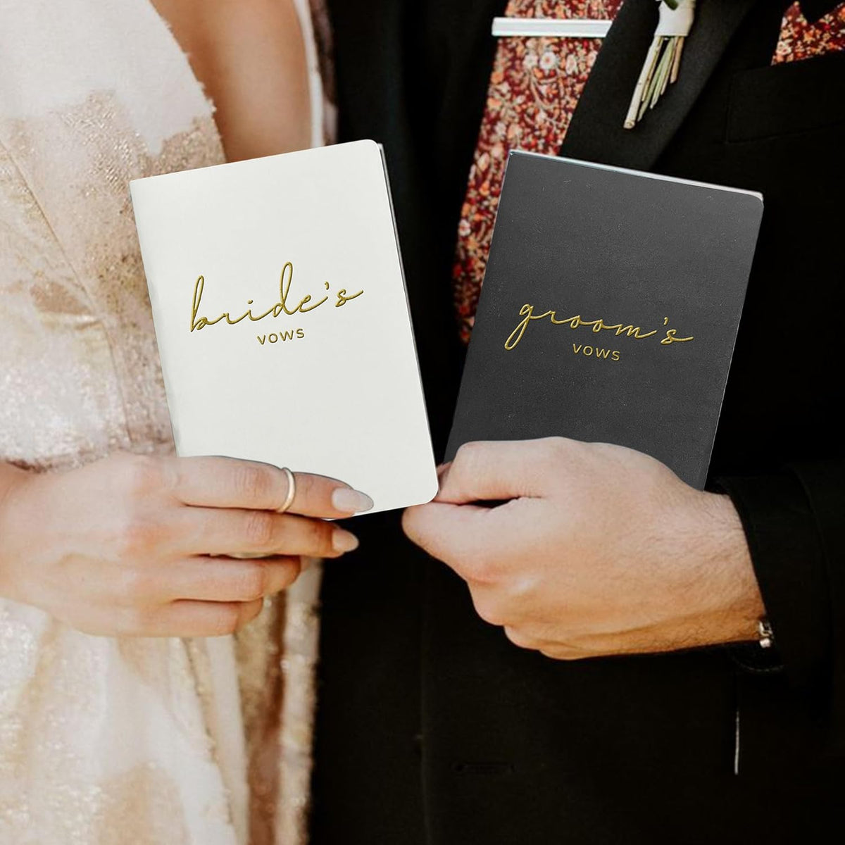 Vow Books His and Hers Wedding Vow Books Bride and Groom Vow Books Wedding Essentials Wedding
