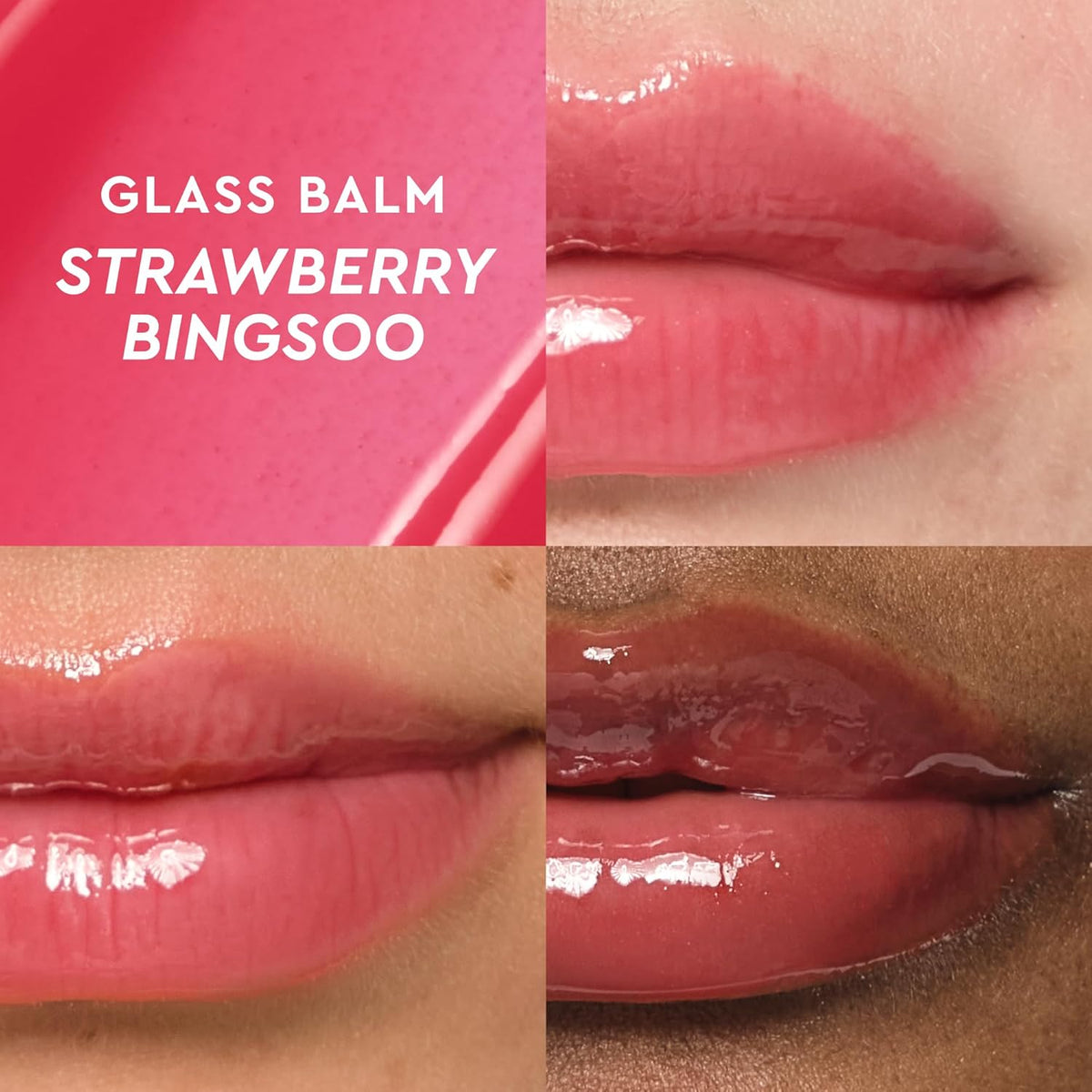 Glow Recipe Glass Balm Lip Treatment - 12Hr Hydrating Lip Balm & Moisturizer with Hyaluronic Acid