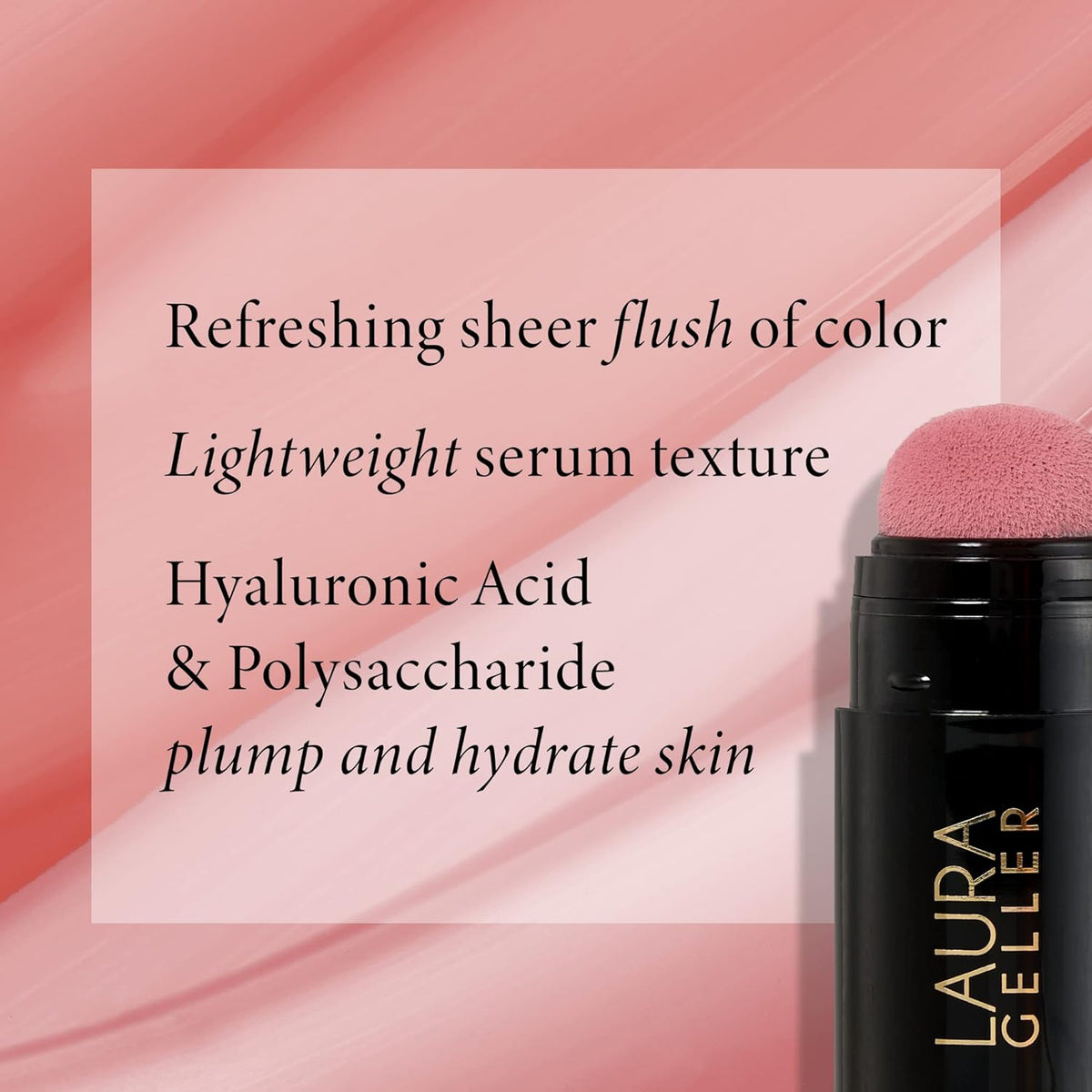 LAURA GELLER NEW YORK Serum Blush Tint, Lightweight Liquid Blush for Cheeks, Weightless Watercolor