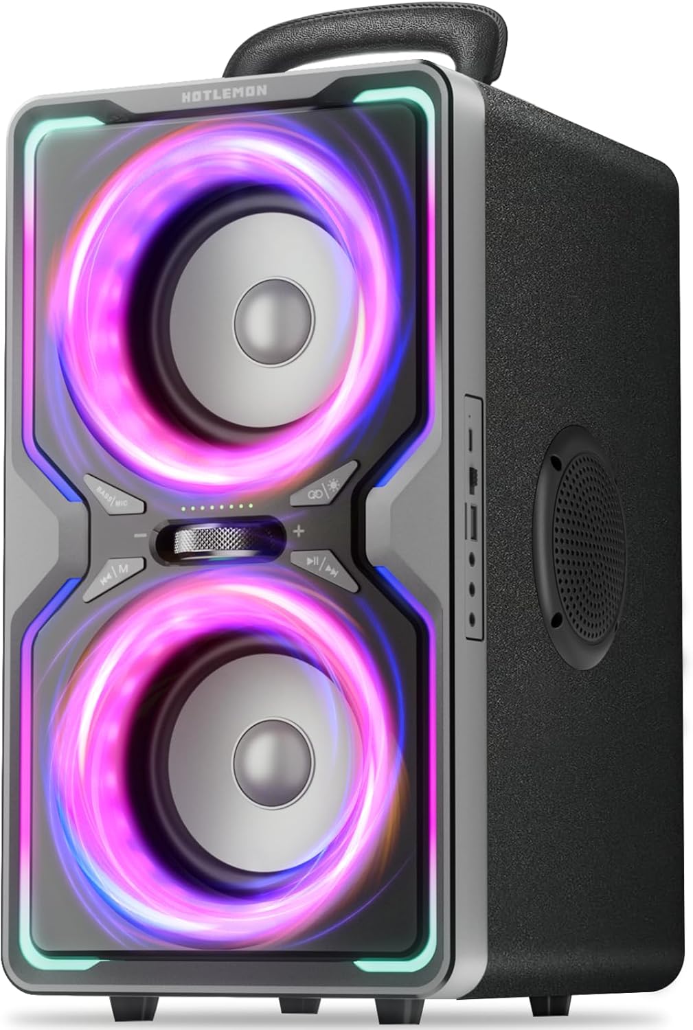 Hotlemon Large Bluetooth Speaker: 240W Peak Powerful Loud Sound with Deep Bass, 15H Playtime, Fast