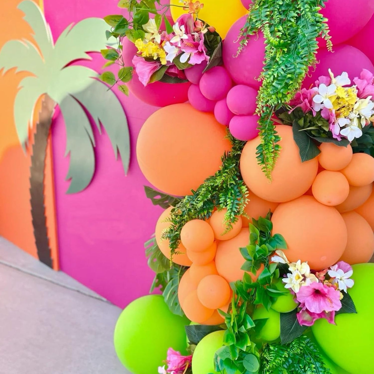 110pcs Orange Balloons 12 Inch Latex Balloon Arch Kit for Birthday Baby Shower Anniversary