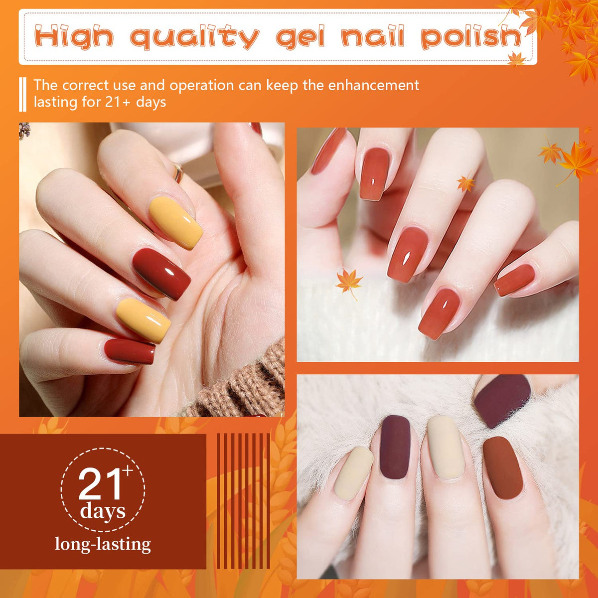 JODSONE 36 Pcs Gel Nail Polish Kit with U V Light of 32 Color Gel Polish Nail Collections Base and