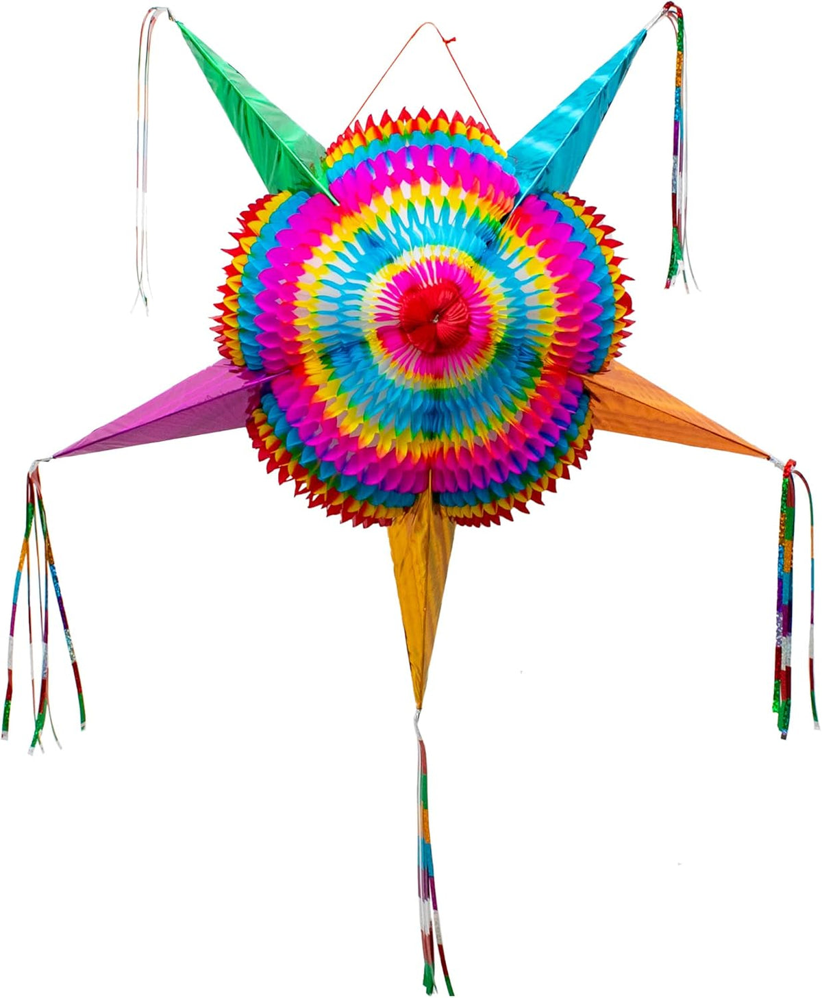 Mexican Piñata (Large 32 inches) - Authentic Handmade Foldable Large Pinata for Birthday Party
