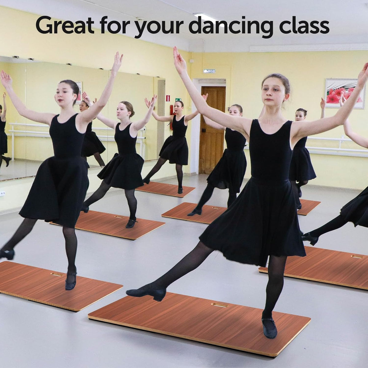 Tap Dance Floor-Portable Dance Floor for Any Surface-Professional Tap Board for Tap Dancing,Ideal
