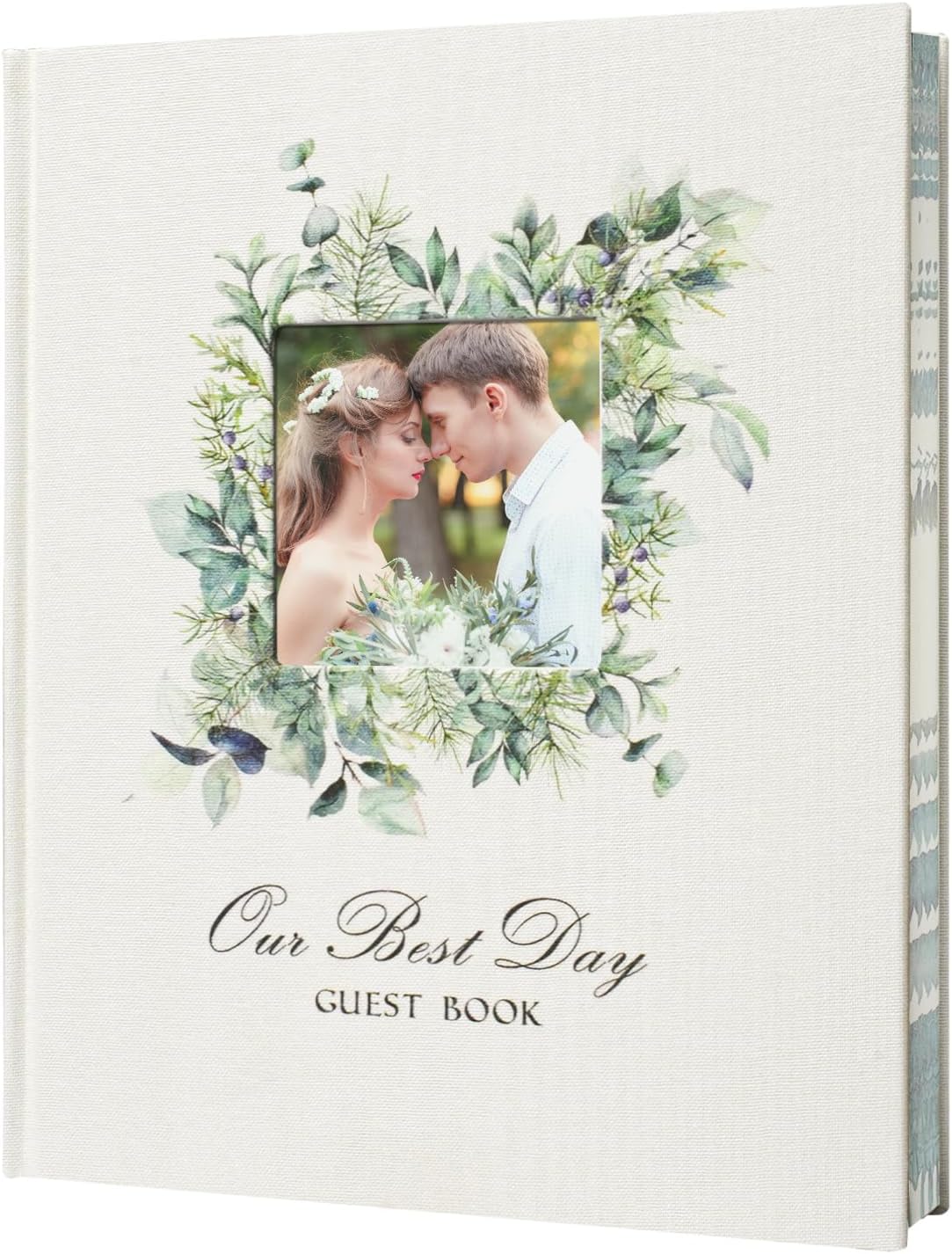 Vienrose Wedding Guest Book Polaroid Guest Book Photo GuestBook Sign in book Personalized Linen