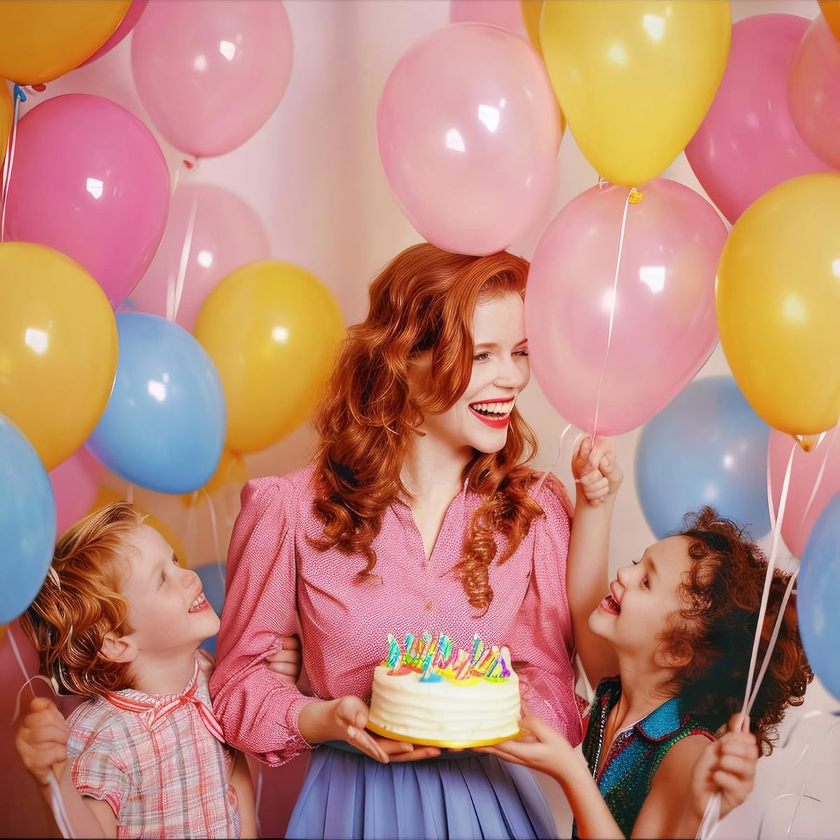 100 PCS Balloons, 12 Inch Assorted Colors Balloon & 10 Kinds of Color Balloons, Latex Balloon Bulk