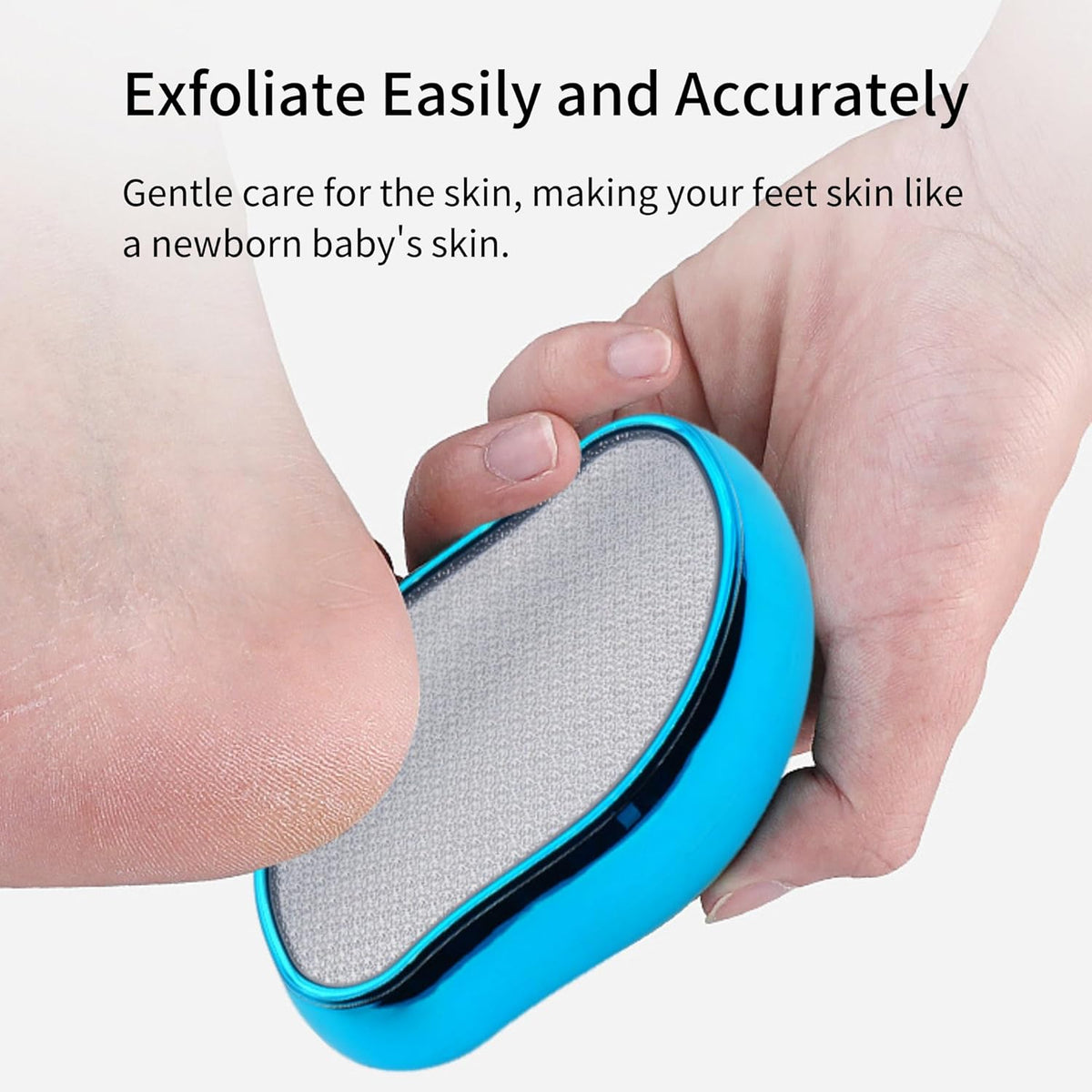 Nano Glass Foot File, Pedicure Tool and exfoliator, Glass Surface, Comfortable Hand and Foot
