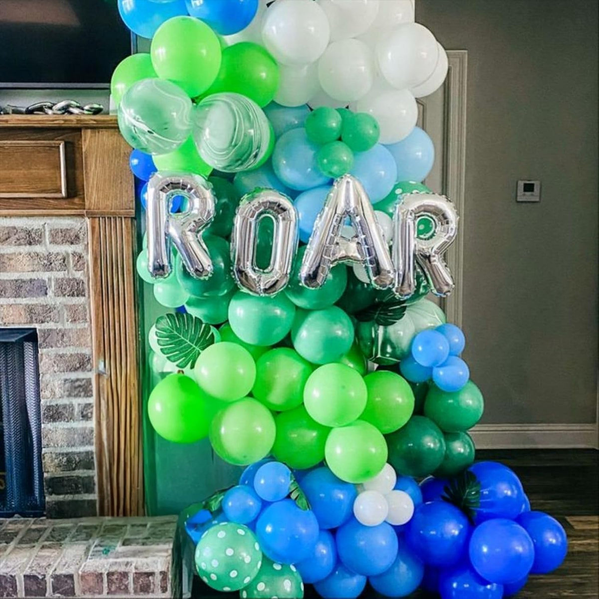 Paready Green and Blue Balloons, 60 Pcs 12 Inch Navy Teal Blue Dark Green Latex Balloons, Teal
