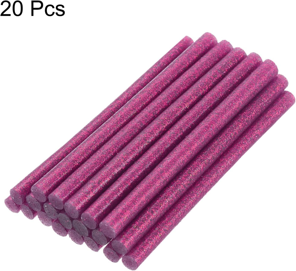 uxcell 20pcs Hot Glue Sticks for Glue Gun 7mm/0.27-inch x 8-inch Mini Hot Melt Adhesive Glue Stick