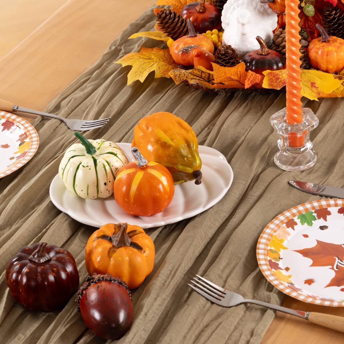 Nude Cheesecloth Table Runner 12 Pack Fall Table Runners Boho Gauze 120 Inches Coffee Cheese Cloth