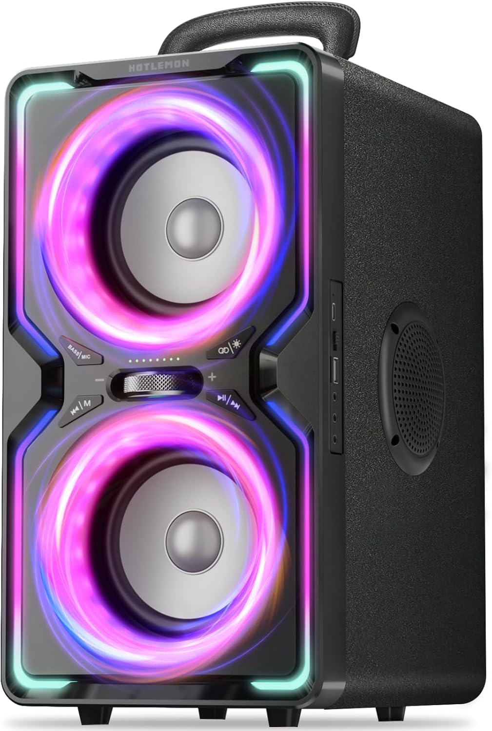 Hotlemon Large Bluetooth Speaker: 240W Peak Powerful Loud Sound with Deep Bass, 15H Playtime, Fast