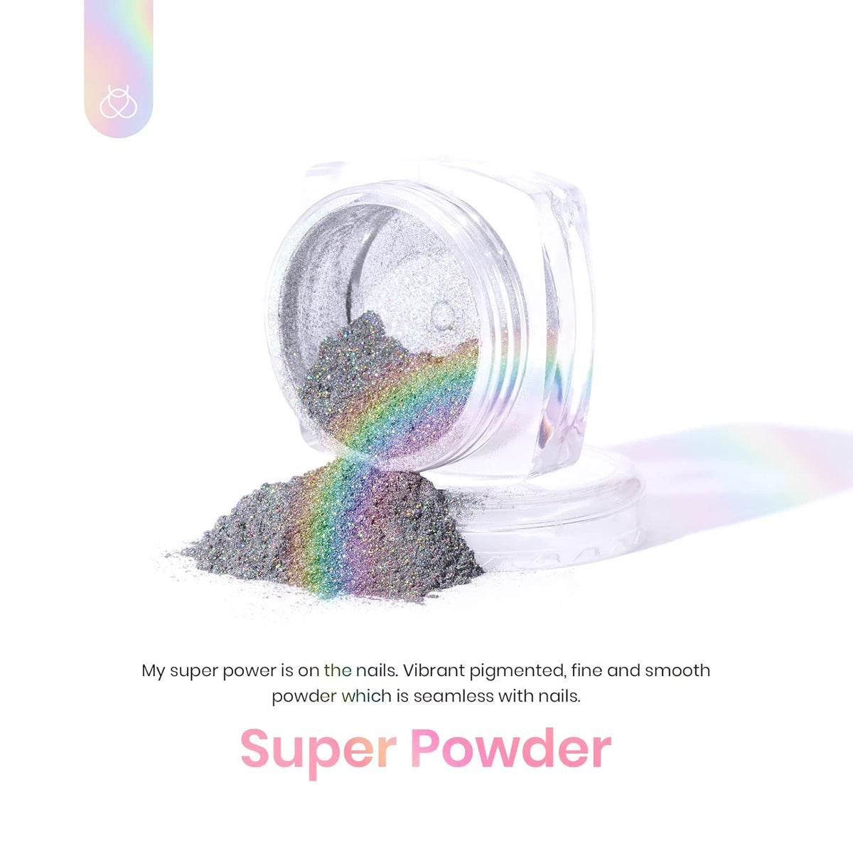 Beetles Chrome Nail Powder Metallic Mirror Effect Holographic Aurora Iridescent Nail Art Decoration