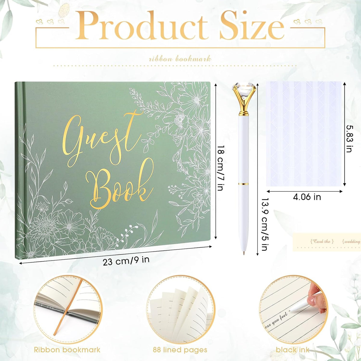Wedding Guest Book Personalized Photo Guestbook to Sign at Reception Wedding Guest Sign in Book