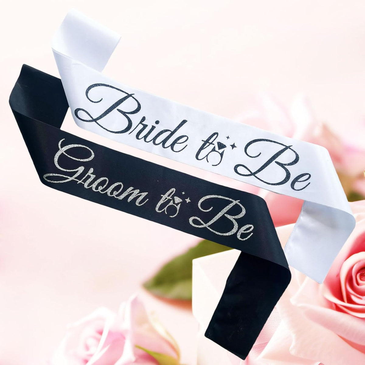 Bride Sash Bachelorette Party Bride and Groom to Be Sash for Bridal Shower Wedding Hen Party