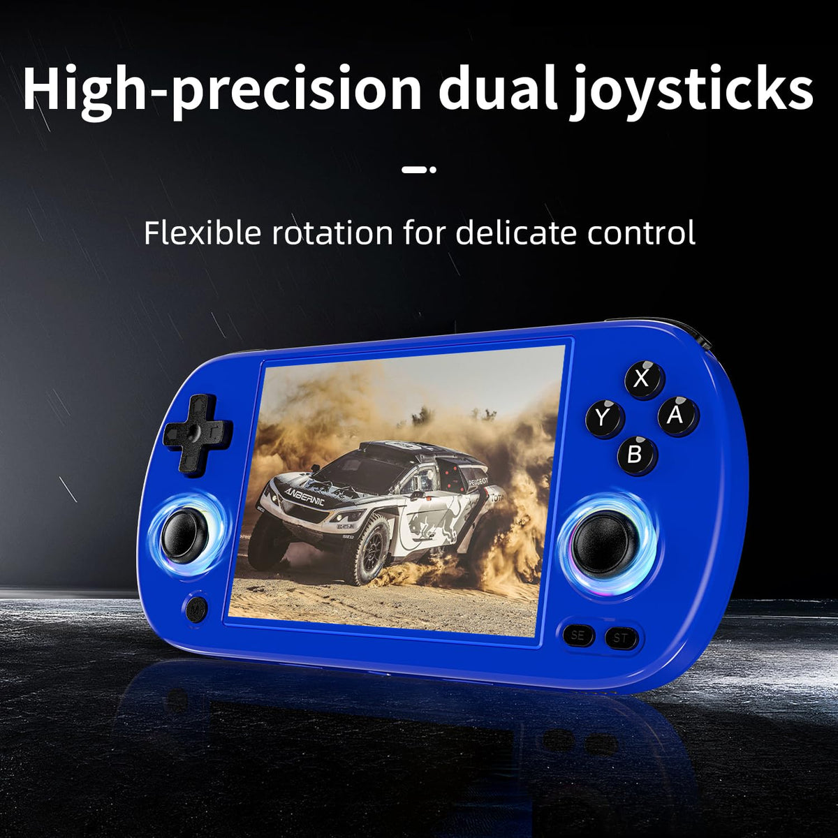 ANBERNIC RG40XX H Retro Gaming Console with 4.0'' IPS Screen, 64GB TF Card, Linux 64-bit System