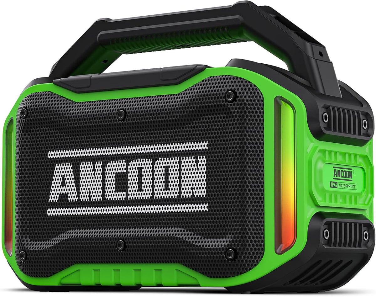 Speakers Bluetooth Wireless: 80W(Peak) Loud Speaker with Bass, 20H Playtime, IPX6 Waterproof, Large