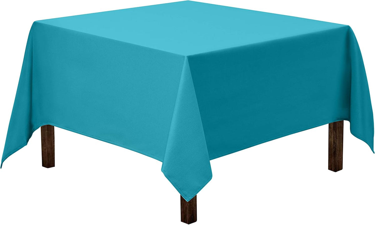 Gee Di Moda Square Tablecloth - 52 x 52 Inch Caribbean Table Cloth for Small Square or Round Tables