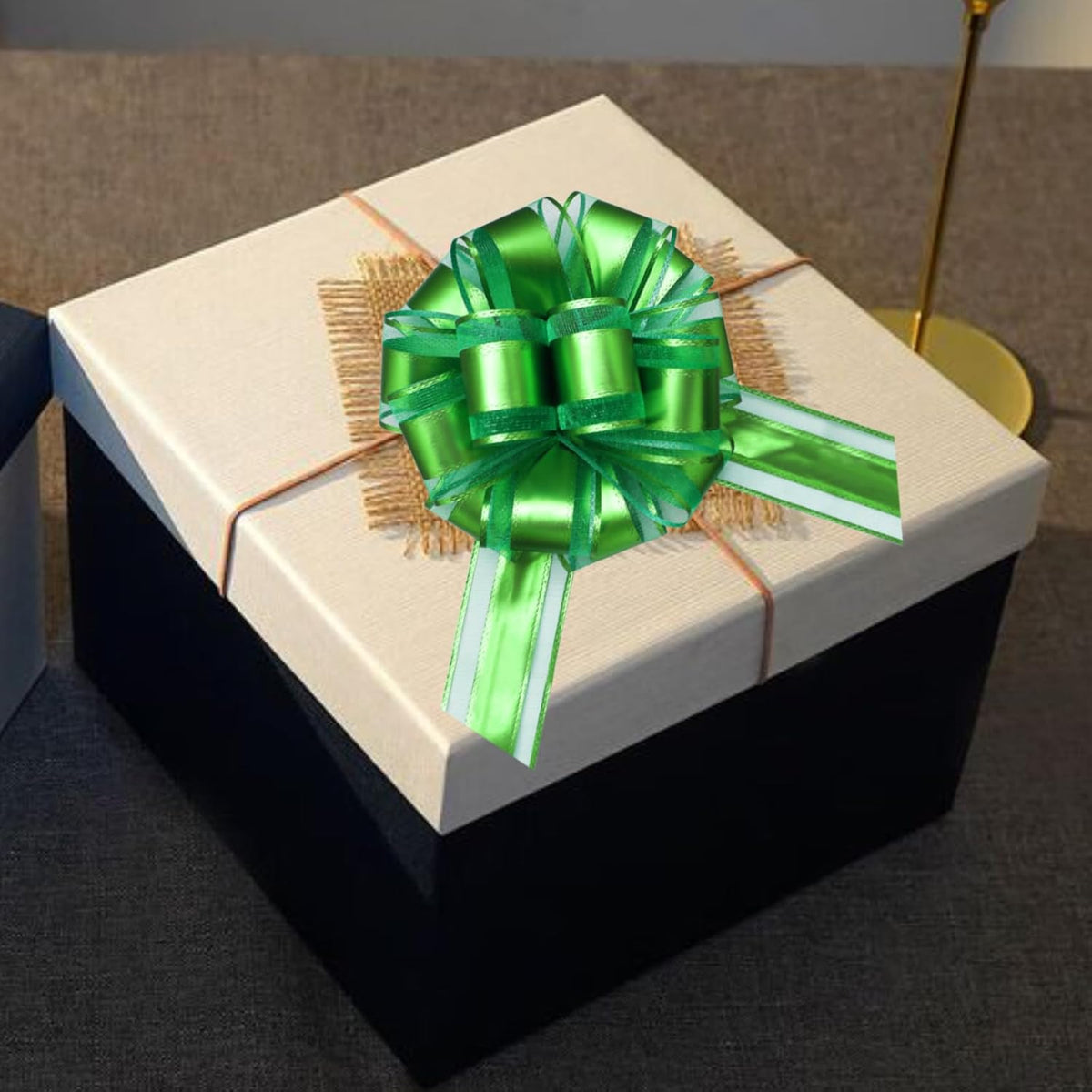 7 Pieces Large Pull Bows, 6 inche, Big Bow for Gift Wrapping, Christmas Party Birthday Gift