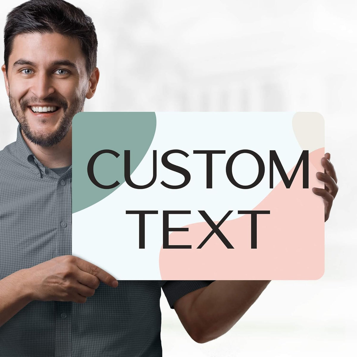 Custom Sign, Custom Street Sign, 11 Font Colors, 13 Font Styles, 4 Hole Options, 22 Sizes, 12x18