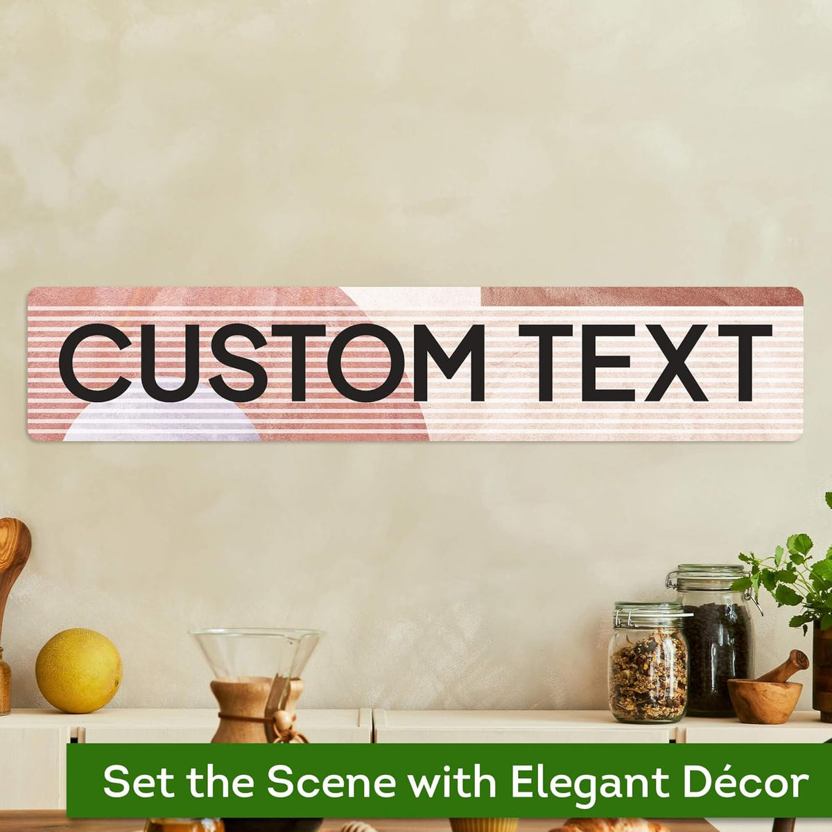 Custom Sign, Custom Street Sign, 11 Font Colors, 13 Font Styles, 4 Hole Options, 22 Sizes, 6x30