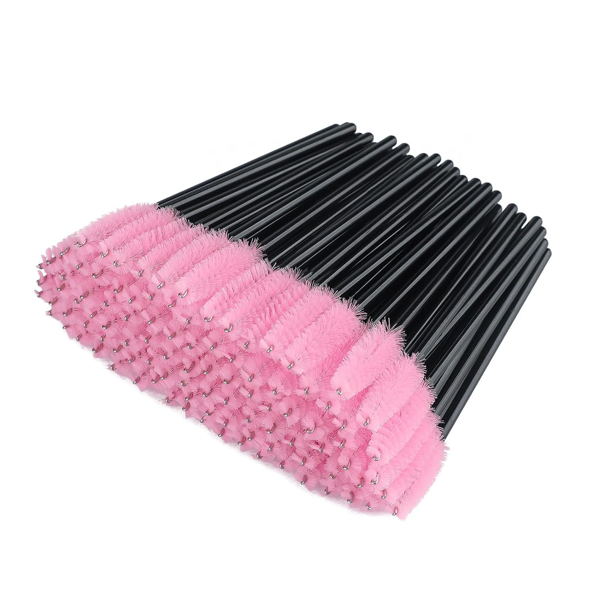 G2PLUS 100PCS Disposable Eyelash Brushes, Adjustable Mascara Wands Makeup Applicator, Lash Spoolies
