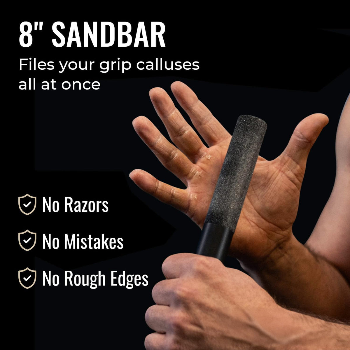 SandBar Callus Remover Tool, File for Hands, Durable Aluminum Tool Callus Shaver, Palm and Heel