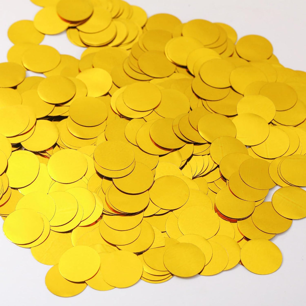Gold Confetti Balloons, 25 Pcs Thickened 12 Inch Clear Latex Balloon with Confetti Inside for