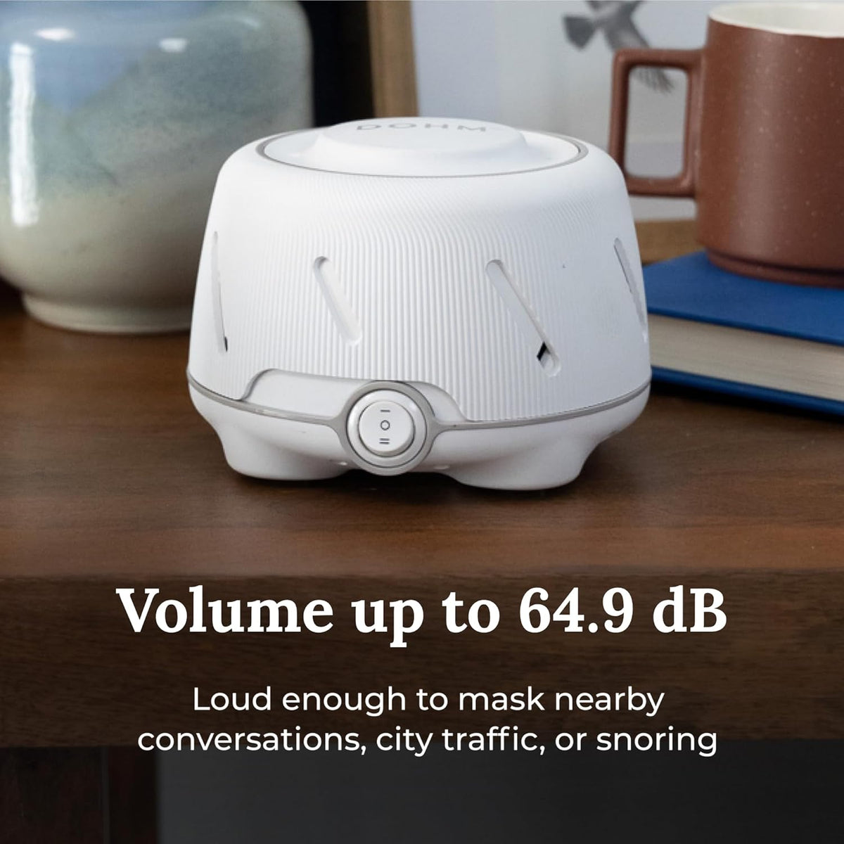 Yogasleep Dohm (2 Pack White/Gray) The Original White Noise Machine, Relaxing Natural Sound from a