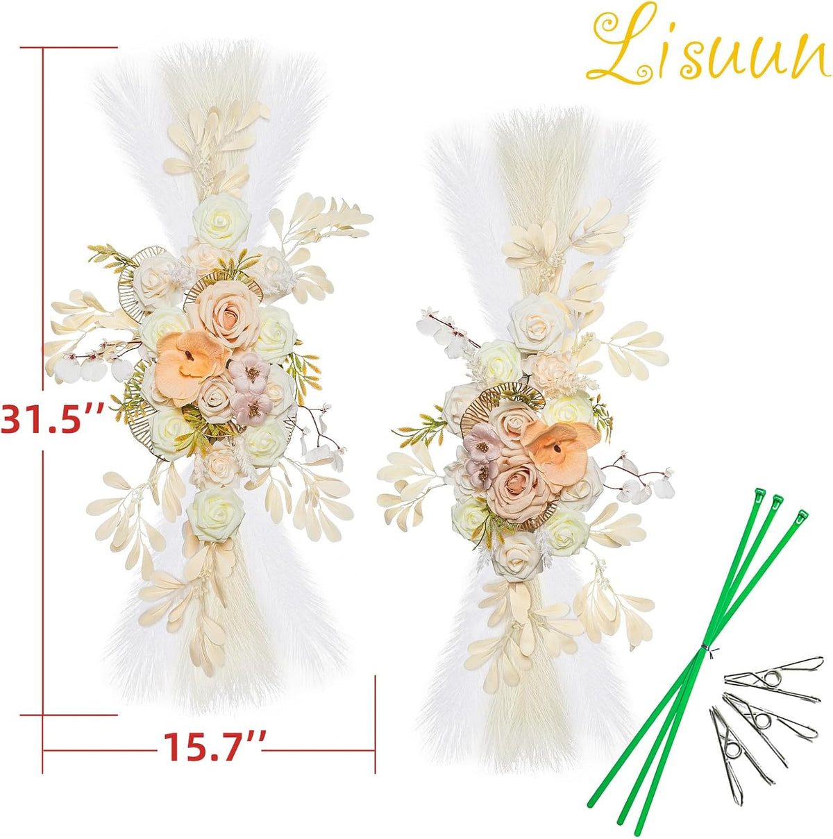 Wedding Arch Flowers, Artificial Flowers for Decoration, Large Flower Swag for Boho Styles Wedding