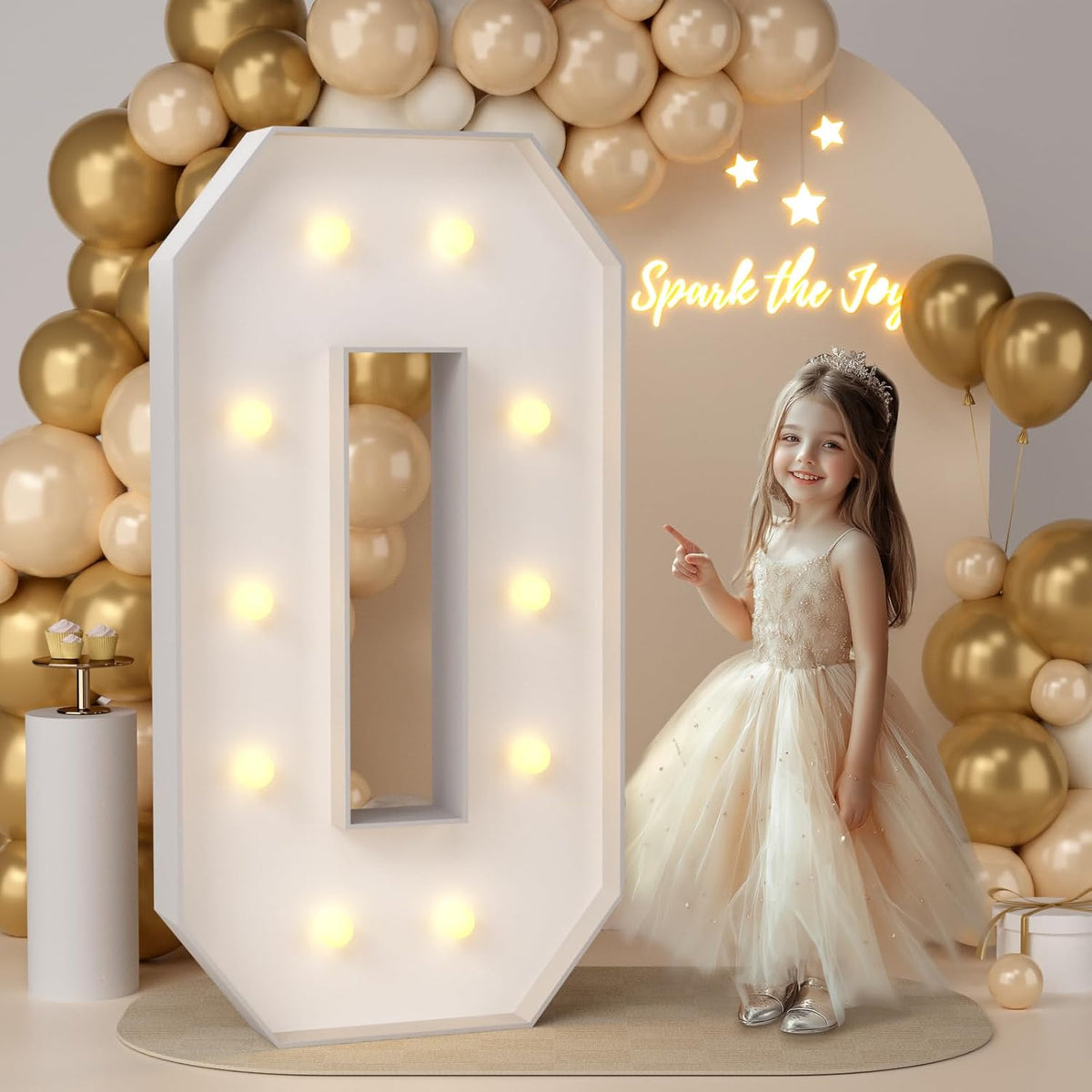 JoyMuse 4FT Marquee Light Up Letters,Large Marquee Letters 4 Feet Tall for Marry Me Proposal