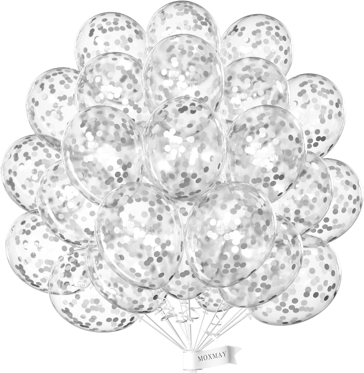 Party Balloons 12inch 50 Pcs Latex Confetti Balloons Birthday Balloons Party Decoration Wedding