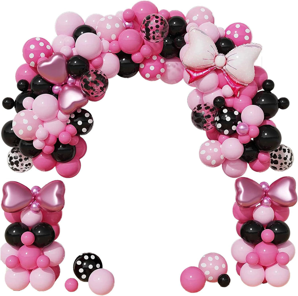 36 Inches Bow Foil Balloon Huge Bowtie Pink Balloon for Baby Shower, Wedding, Kids Theme Party