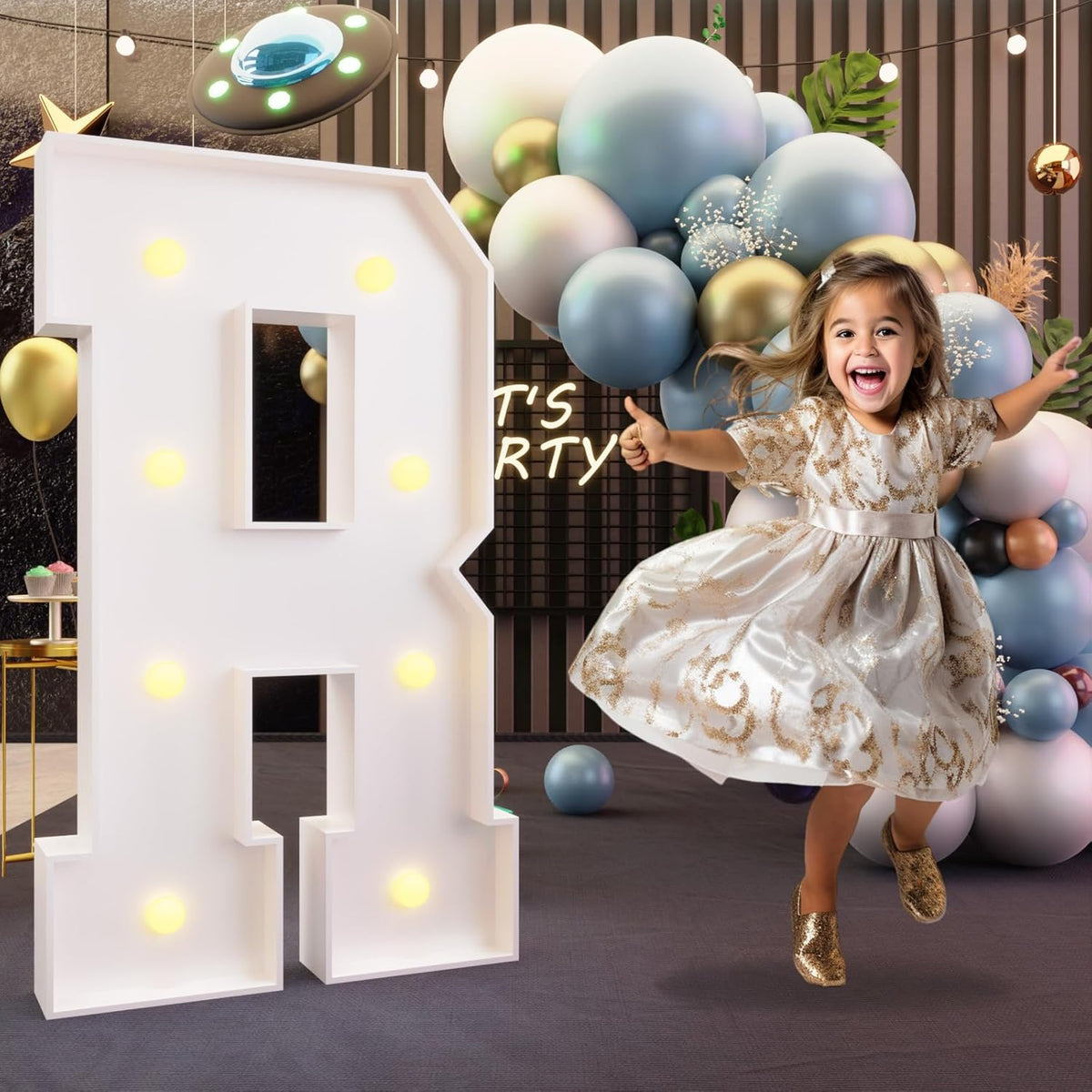 imprsv Marquee Light Up Letters, 3FT Marquee Letters for Birthday Baby Shower Wedding Decorations
