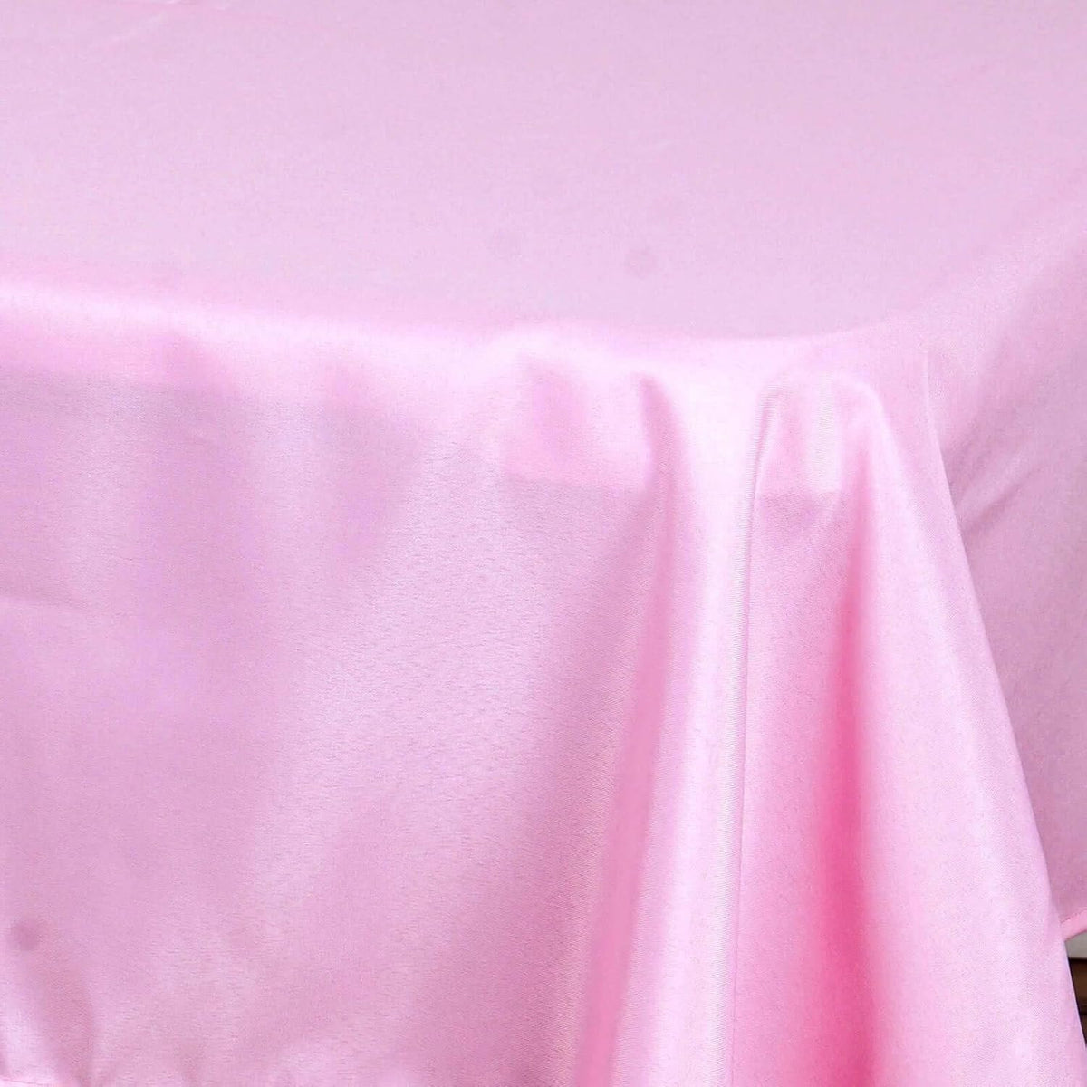 Efavormart 54x54 Pink Wholesale Linens Seamless Polyester Square Linen Tablecloth for Wedding