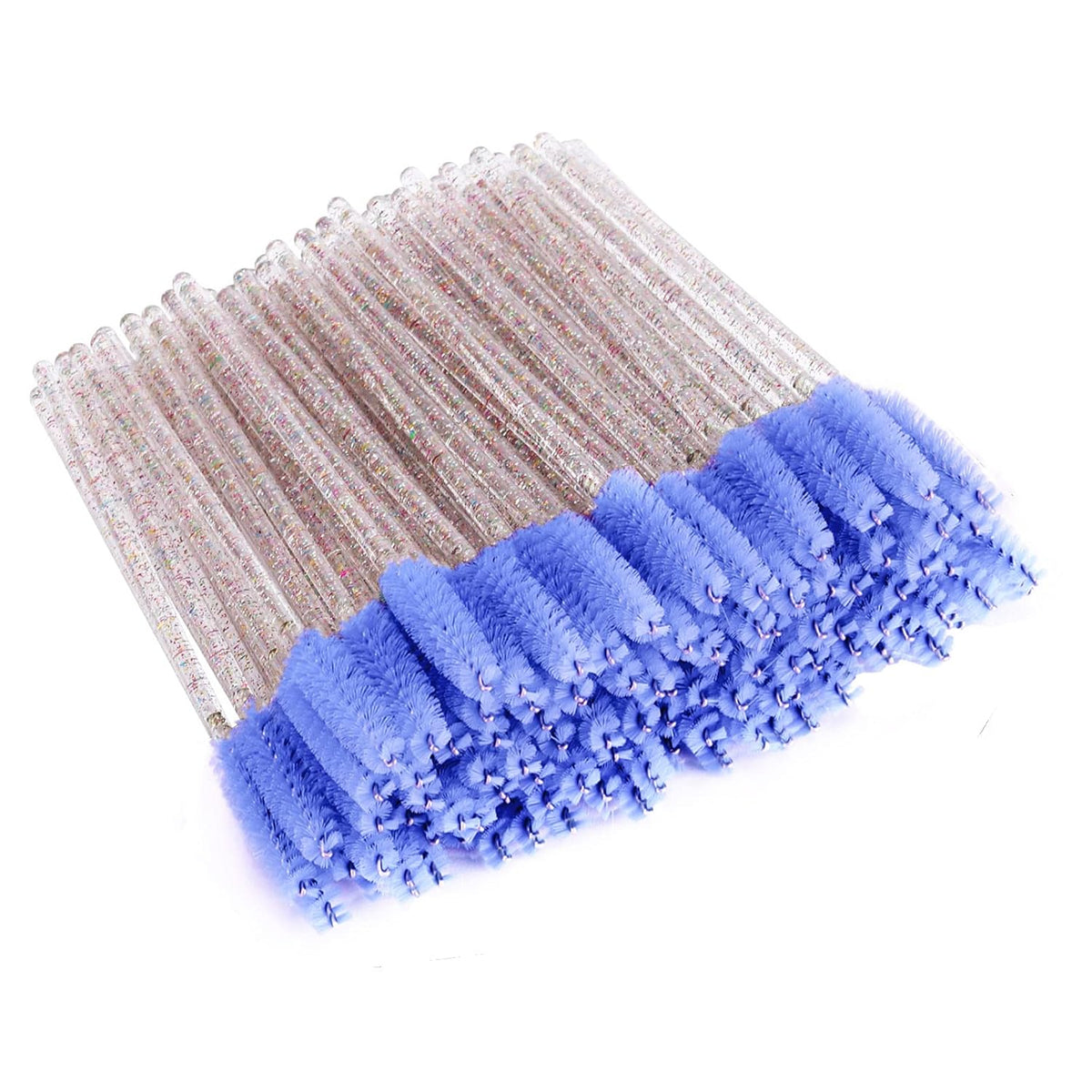 BTYMS 100 Pieces Disposable Eyelash Brush Mascara Wnad Brow Spoolie Brush Lash Applicator Spooly