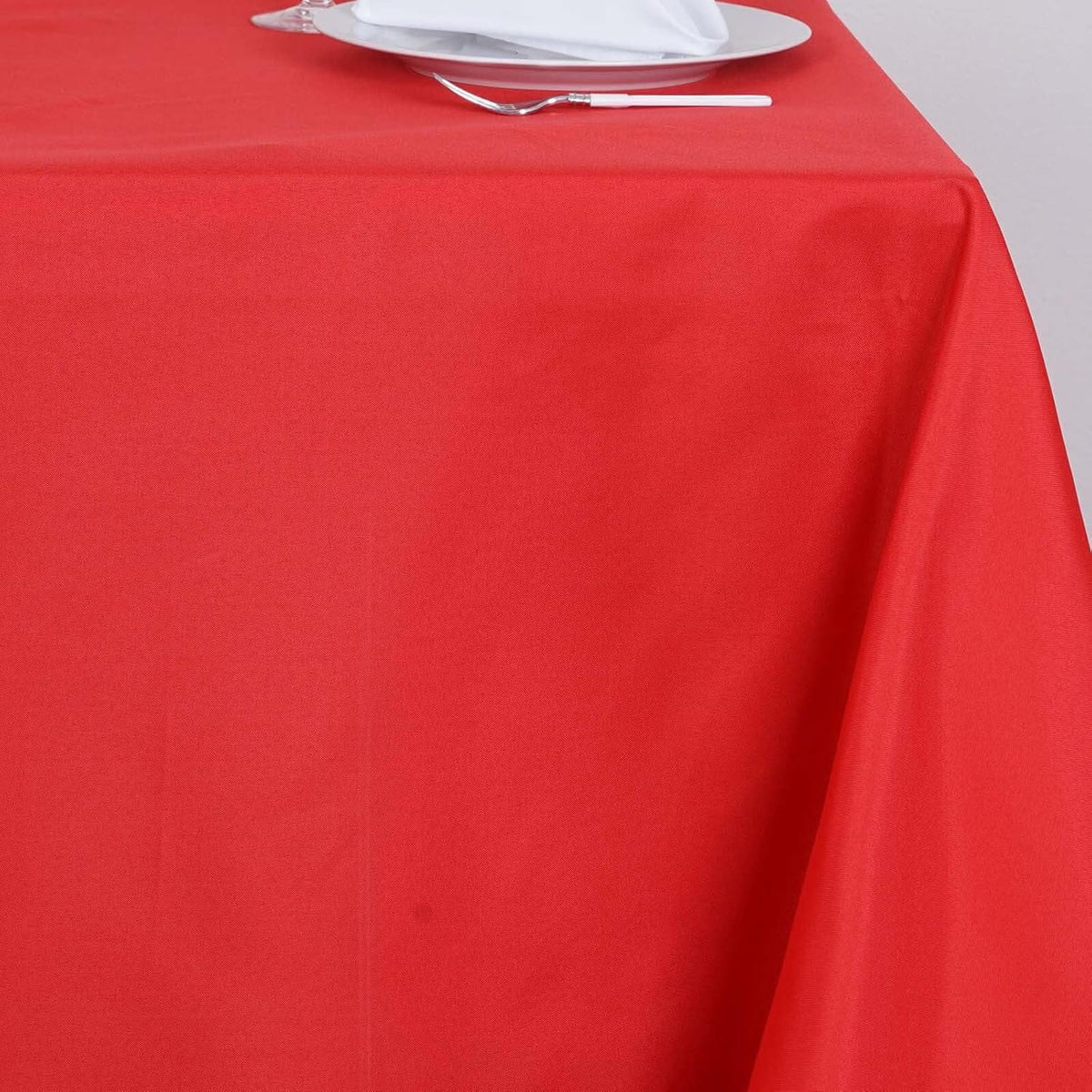 Efavormart 70" Square Linens RED Wholesale Linens Polyester Square Linen Tablecloth for Wedding