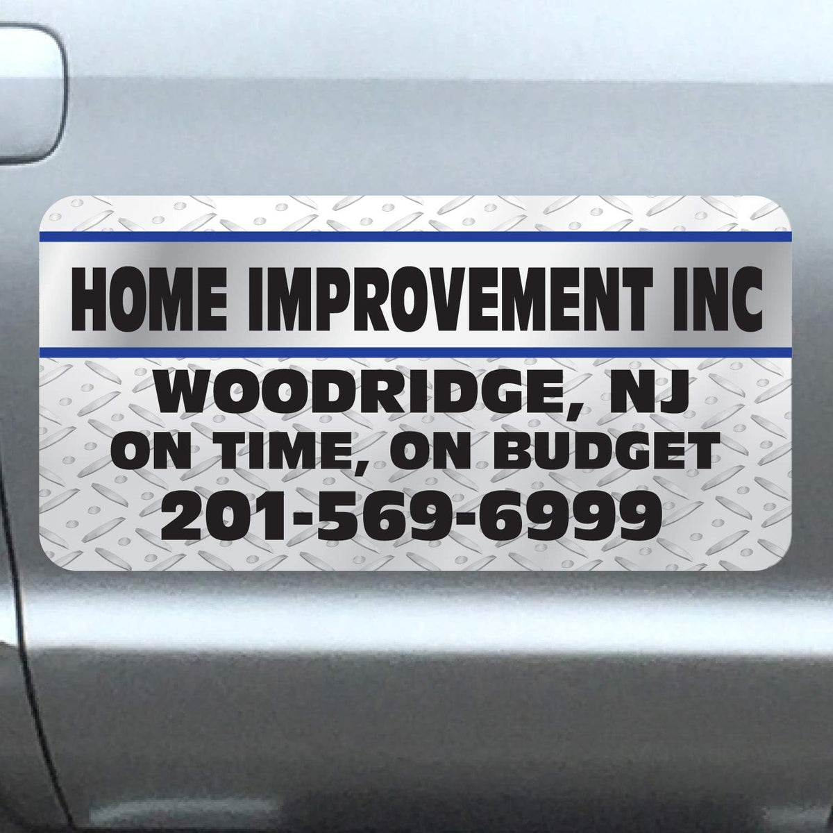 Vehicle Magnets sign With Custom Lettering 12" X 24" (Set of 2) -Landscape, Construction, Handy