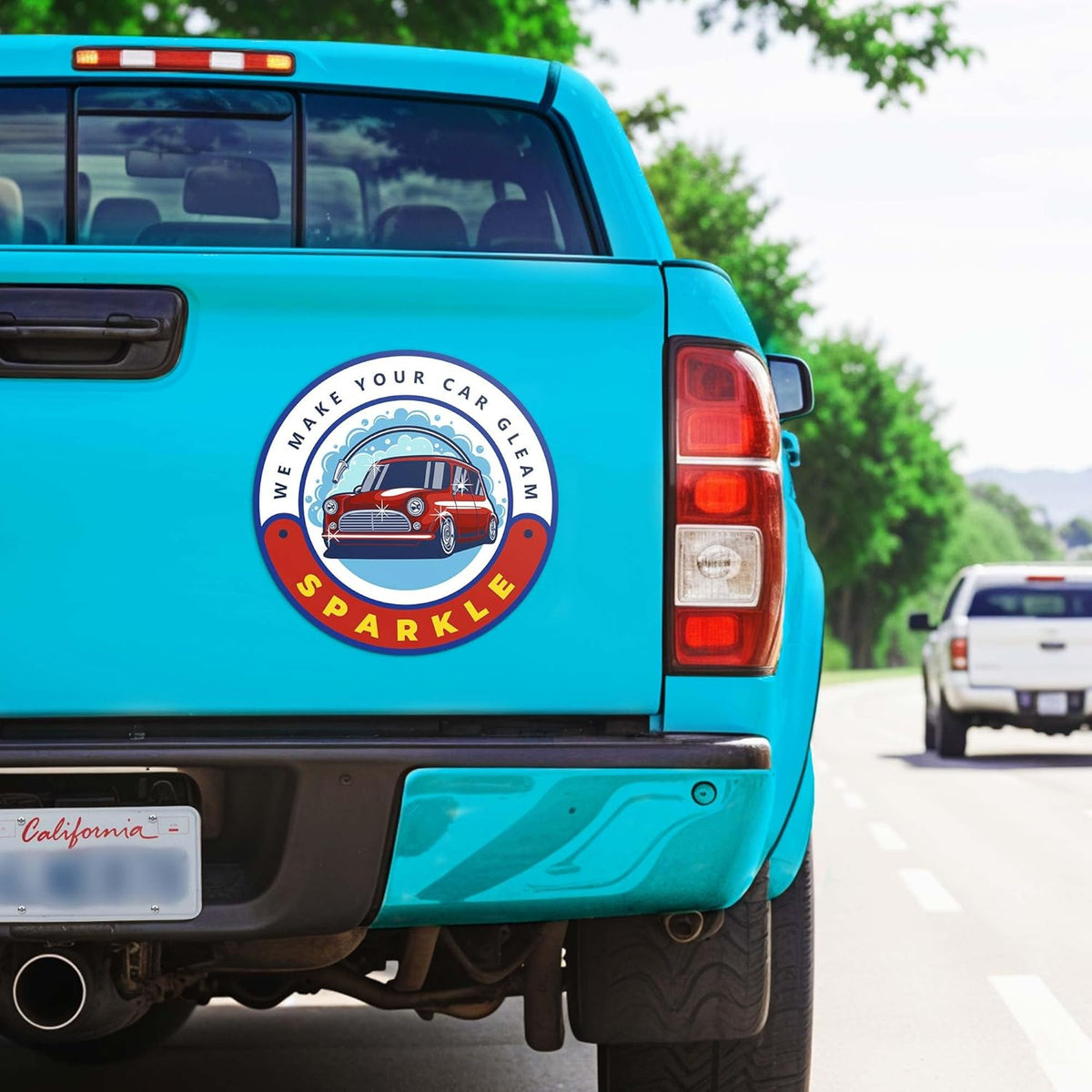 Custom Die Cut Car Magnet, Personalized Sign with Logo for Car Van Truck, Advertise Your Business
