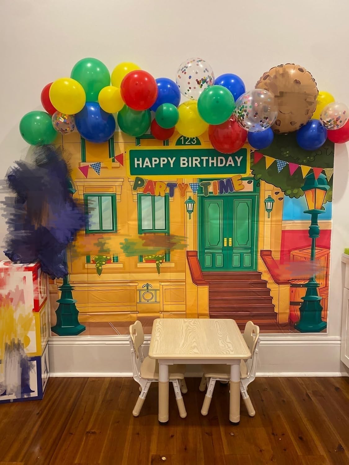 Red Yellow Blue Balloons, Rainbow Assorted Latex Balloons, Red Blue Green Yellow with Colourful
