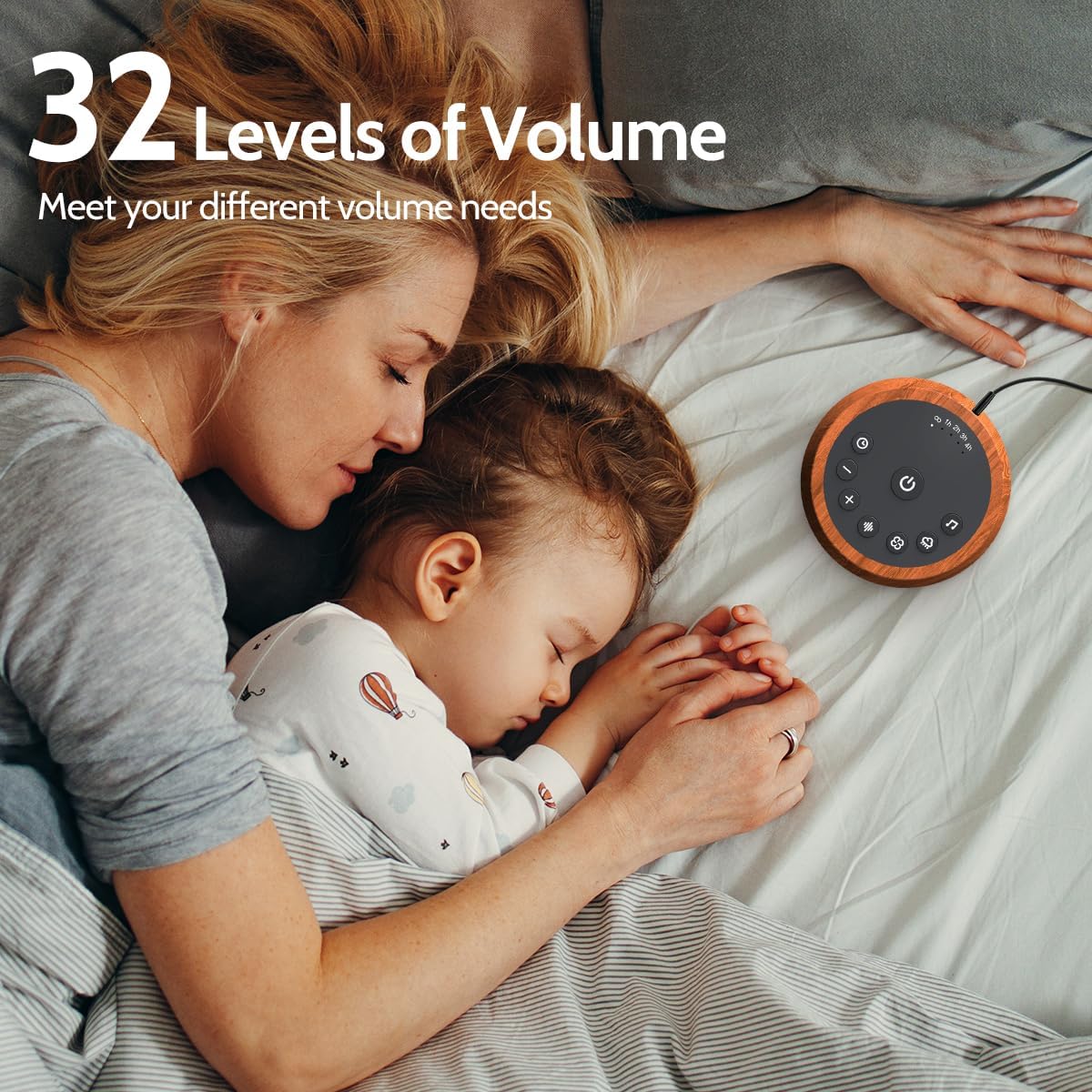 Color Noise Sleep White Noise Sound Machines 25 Soothing Sounds 32 Volume Levels 5 Timers and 4