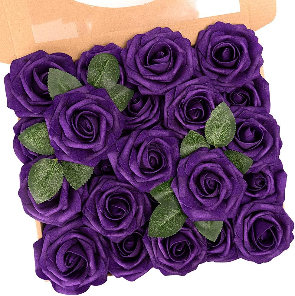 N&T NIETING Artificial Flowers, Fake Flowers Roses Perfect for DIY Wedding Bridal Bouquets