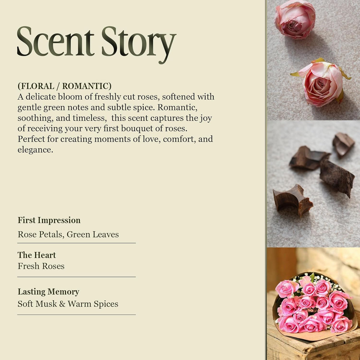 Scented Luxury Candles in Handmade Ceramic Jars, Soy Wax | Canal Rose – Rose Bud & Oud Scented