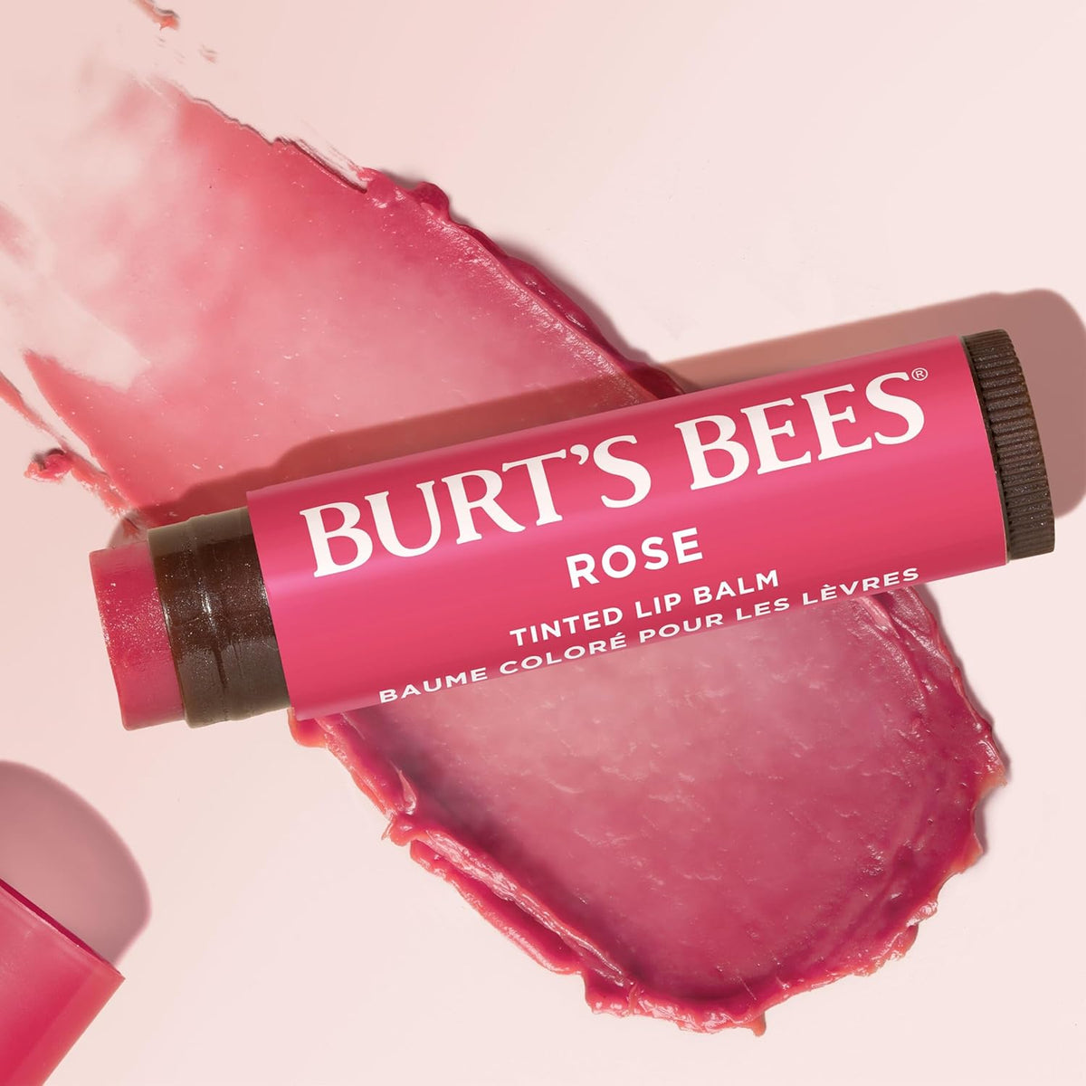Burt's Bees Lip Tint Balm with Long Lasting 2 in 1 Duo Tinted Balm Formula, Color Infused with