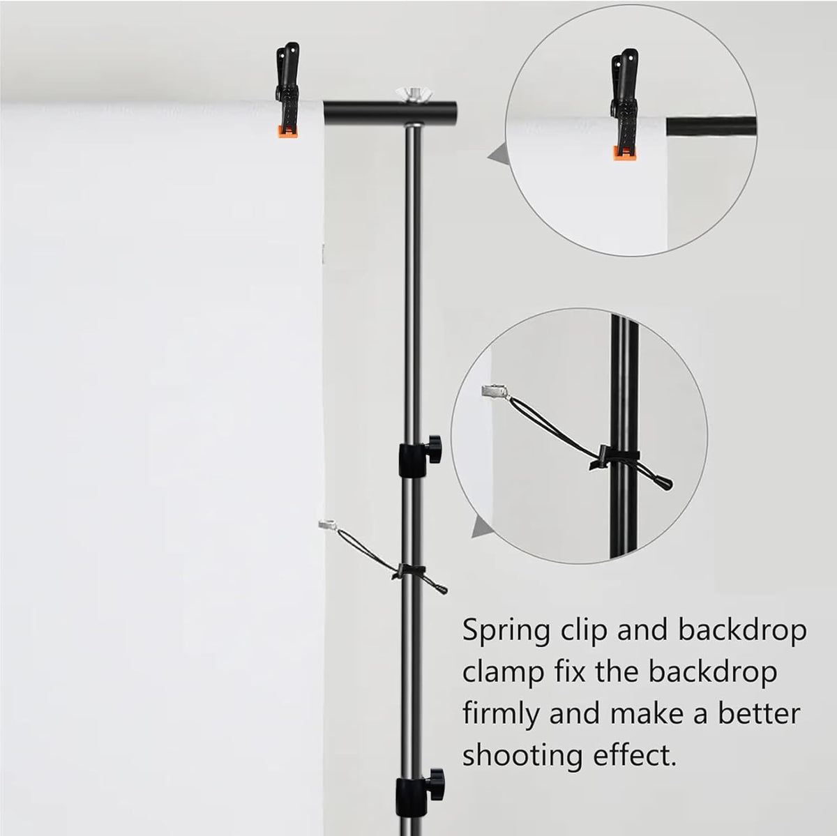 Photo Backdrop Stand for Photography 7ft x 10ft Background Stands for Photoshoot Support Kit with