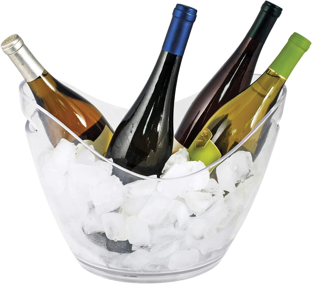 True Chill Acrylic Ice Buckets for Parties and Drinks, 2.11 Gallons (8 Liters) Wine Beer Champagne