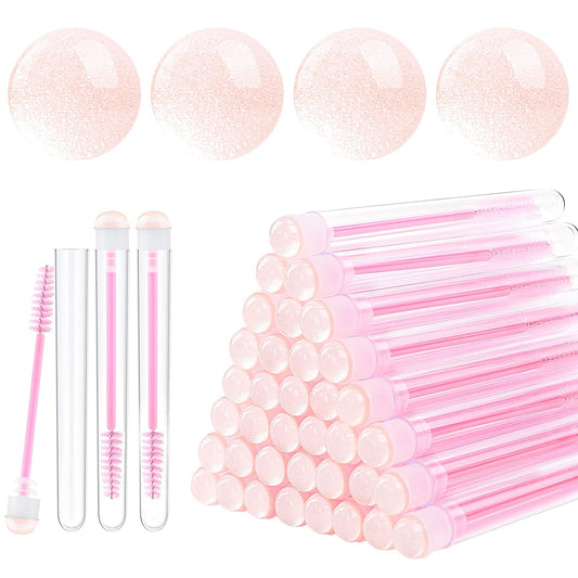 50pcs Eyelash brush Lash Wand Makeup tool Eyelash Extension supplies Cleaning brush Diamond Mascara