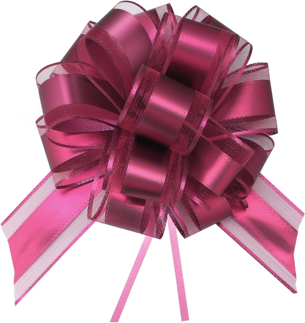 7 Pieces Large Pull Bows, 6 inche, Big Bow for Gift Wrapping, Christmas Party Birthday Gift