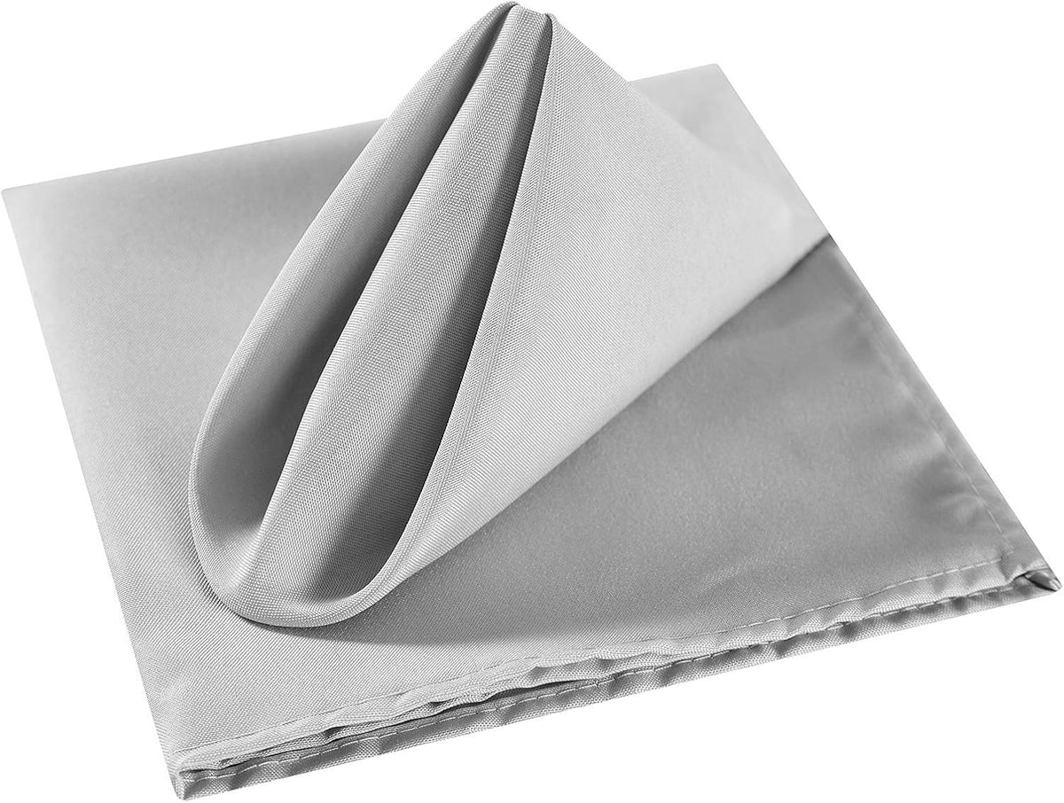 Cloth Napkins 20x20 inch Washable Polyester Dinner Napkins Soft Table Napkins for Wedding Party